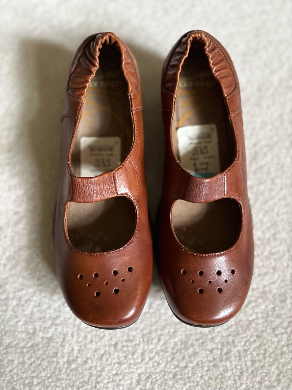 NWT Dansko Mary Jane Shoes Women’s Brown High Quality Leather Slip On Size 8